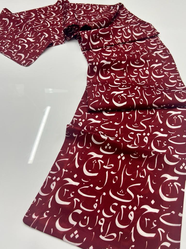 Arabic Calligraphy Scarf